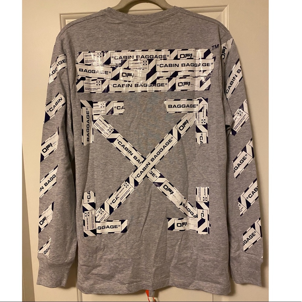 Off-Whit Airport Tape Shirt